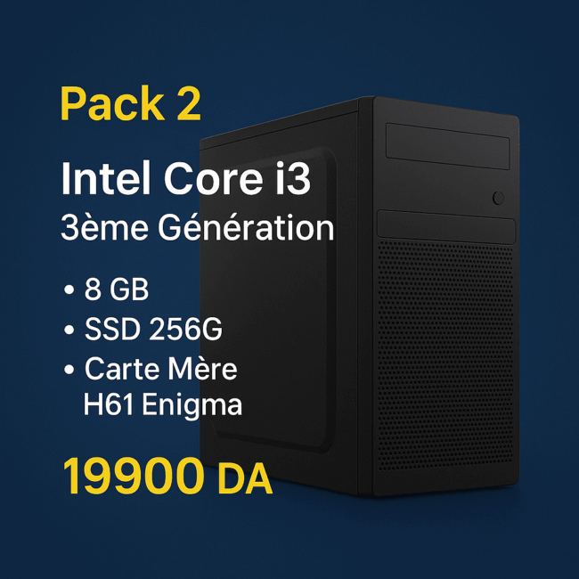 Unite i3 3eme 8Gb ssd 256gb